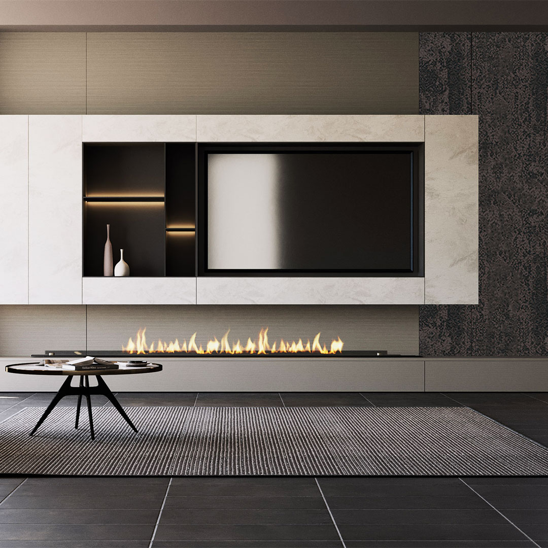 SS04 Fire Rock 3d Wall Panel