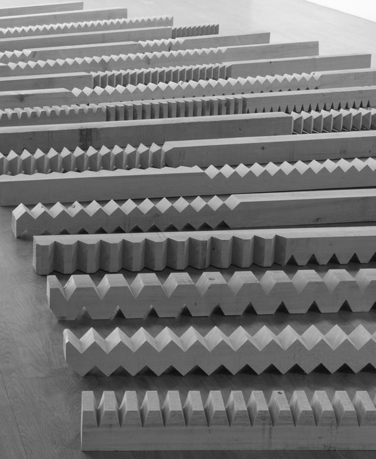 Panel de pared con textura de sierra